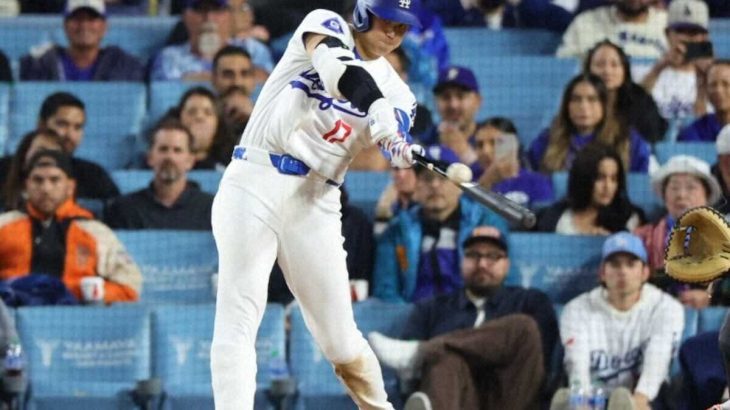 【ドジャース】大谷翔平　イチロー、松井稼頭央に並ぶ日本選手最多4戦連続盗塁　3戦ぶりマルチ安打もチームは3連敗