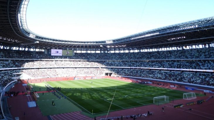 【サッカー】国立競技場、8万人に増席可能とする計画　ピッチサイドに仮設席を設けて増席