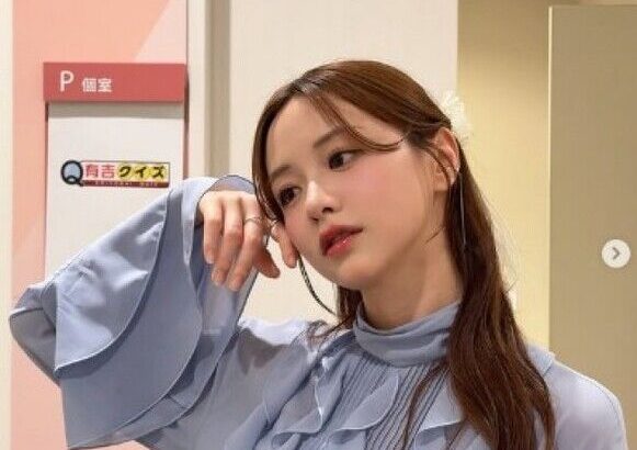 【芸能】森香澄、レアな“ハーフアップ”スタイルに反響「めっちゃかわいい」「似合ってる」