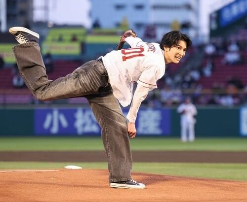 【芸能】渡邊圭祐「芸能界に入っての目標」地元・仙台の楽天戦で始球式