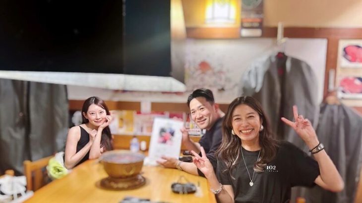 【芸能】元NMB48の人気メンバー　巨人・田中将大＆里田まいと焼き肉満喫3ショット「パワーもらった」　田中「おいしすぎ神でした」