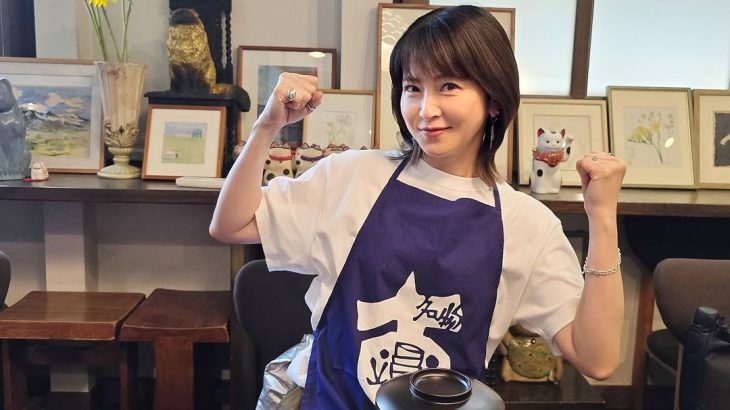 【音楽】56歳森高千里が盛岡わんこそばに挑戦！満腹ショットに反響「何杯食べたのよ」「すごーい！！」「いつまでも若々しい」