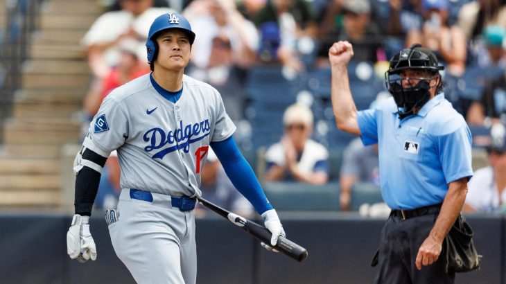 【野球】大谷翔平、三振止まらず 1安打3三振　直近11戦23K リーグワースト2位＆年間自己最多ペース　ド軍は6度目完封負け