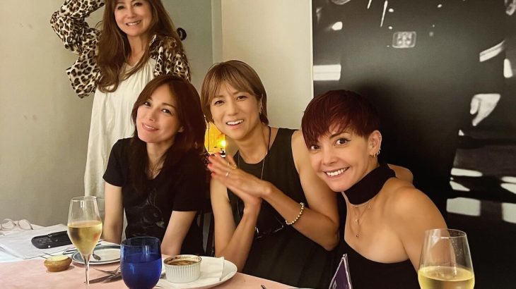 【芸能】相川七瀬、中村あゆみ、hitomi、土屋アンナの女性シンガー４人での食事会に反響「華やかですね」「ユニット組んで」