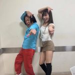 【芸能】熊田曜子、ミニスカで“永野ポーズ”の２ショット披露！ 「最高だぁ～」「ミニがよく似合う」「ナイスポーズ」