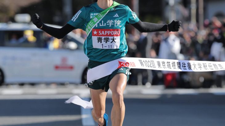 【箱根駅伝】青学大が往路優勝　黒田朝日が「山の神」襲名